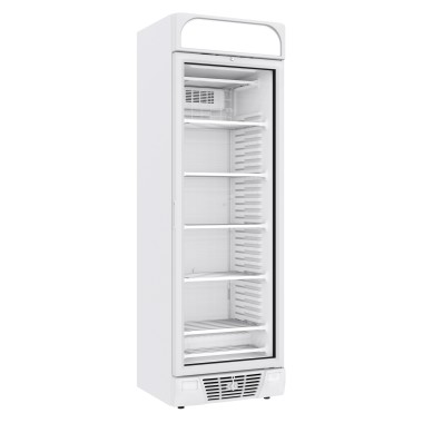 COMBISTEEL - Congélateur 1 porte en verre 382 l