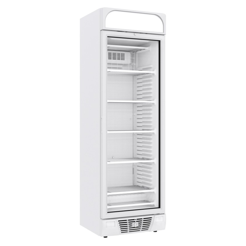 COMBISTEEL - Congélateur 1 porte en verre 382 l