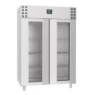 COMBISTEEL - Congélateur inox porte en verre mono block 1400 l