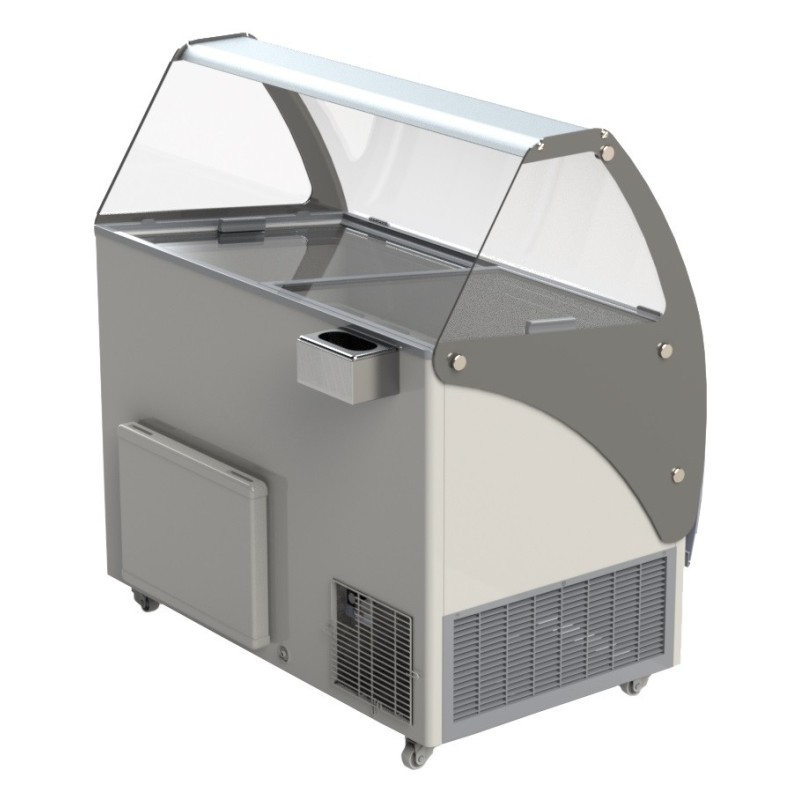 COMBISTEEL - Vitrine à crème glacée malta 13 x 5 litres