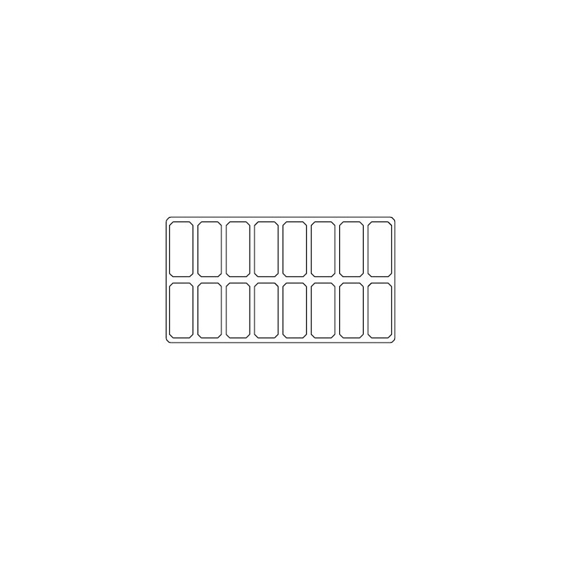 COMBISTEEL - Vitrine à crème glacée hawai 16 x 5 l