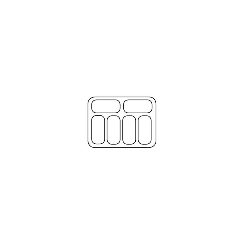 COMBISTEEL - Vitrine à crème glacée corsica 6x5 litres