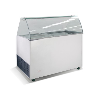 COMBISTEEL - Vitrine à crème glacée java 8 x 5 l
