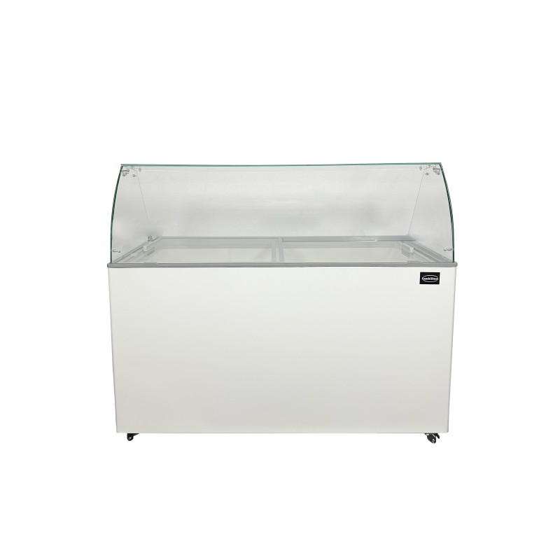 COMBISTEEL - Vitrine à crème glacée java 8 x 5 l