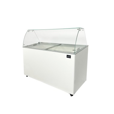 COMBISTEEL - Vitrine à crème glacée java 8 x 5 l