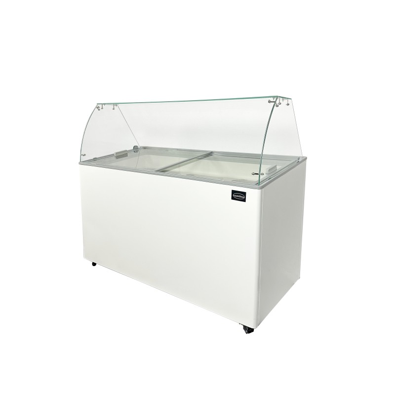 COMBISTEEL - Vitrine à crème glacée java 8 x 5 l