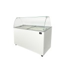 COMBISTEEL - Vitrine à crème glacée java 8 x 5 l