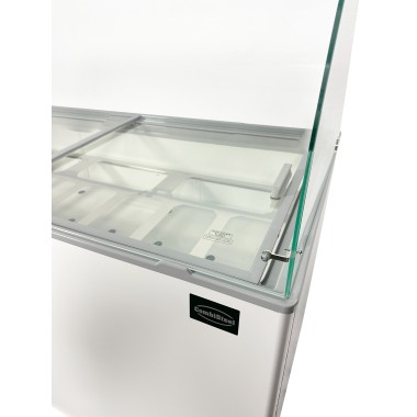 COMBISTEEL - Vitrine à crème glacée java 8 x 5 l