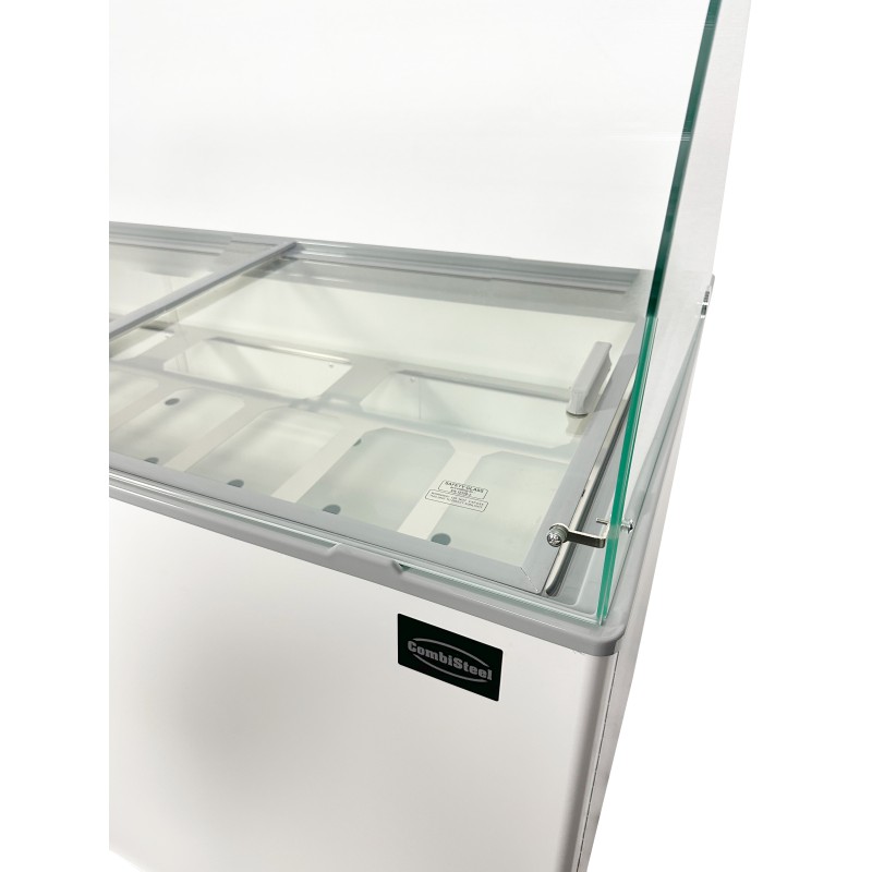 COMBISTEEL - Vitrine à crème glacée java 8 x 5 l