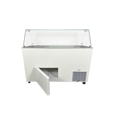 COMBISTEEL - Vitrine à crème glacée java 8 x 5 l