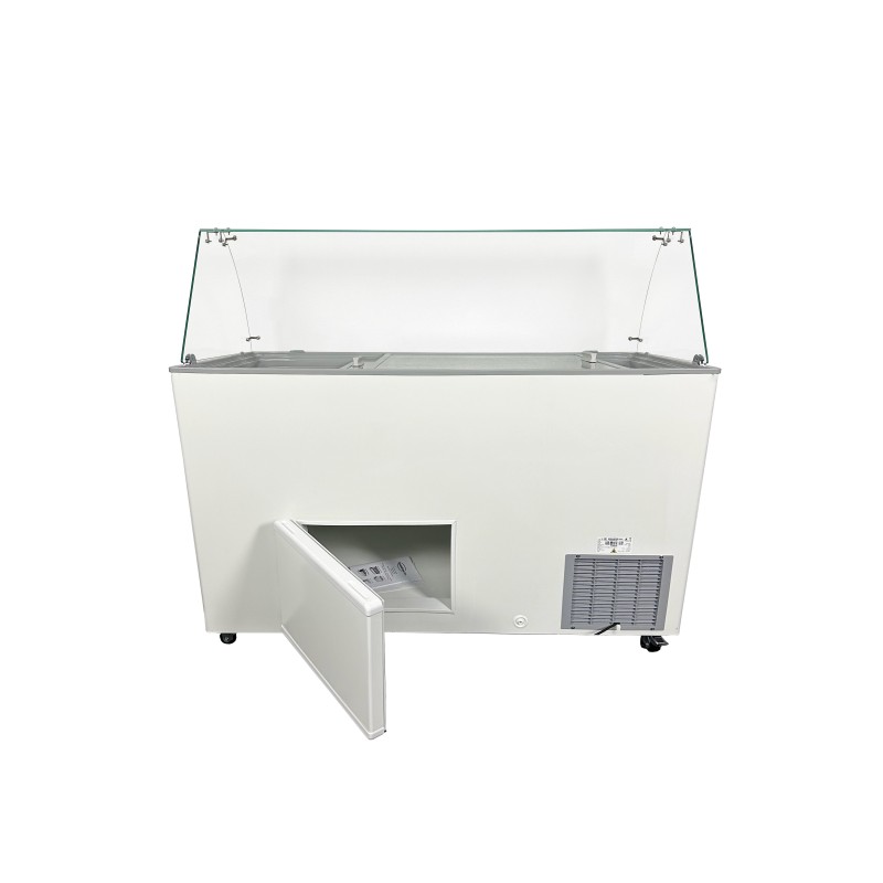 COMBISTEEL - Vitrine à crème glacée java 8 x 5 l