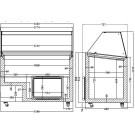 COMBISTEEL - Vitrine à crème glacée java 8 x 5 l