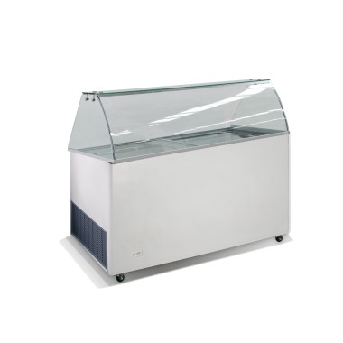 COMBISTEEL - Vitrine à crème glacée tenerife 10 x 5 l