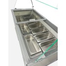 COMBISTEEL - Vitrine à crème glacée tenerife 10 x 5 l