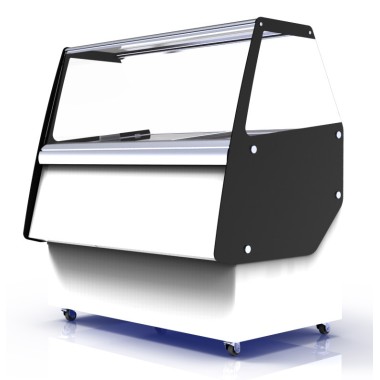 COMBISTEEL - Vitrine à crème glacée cuba 13 x 5 l