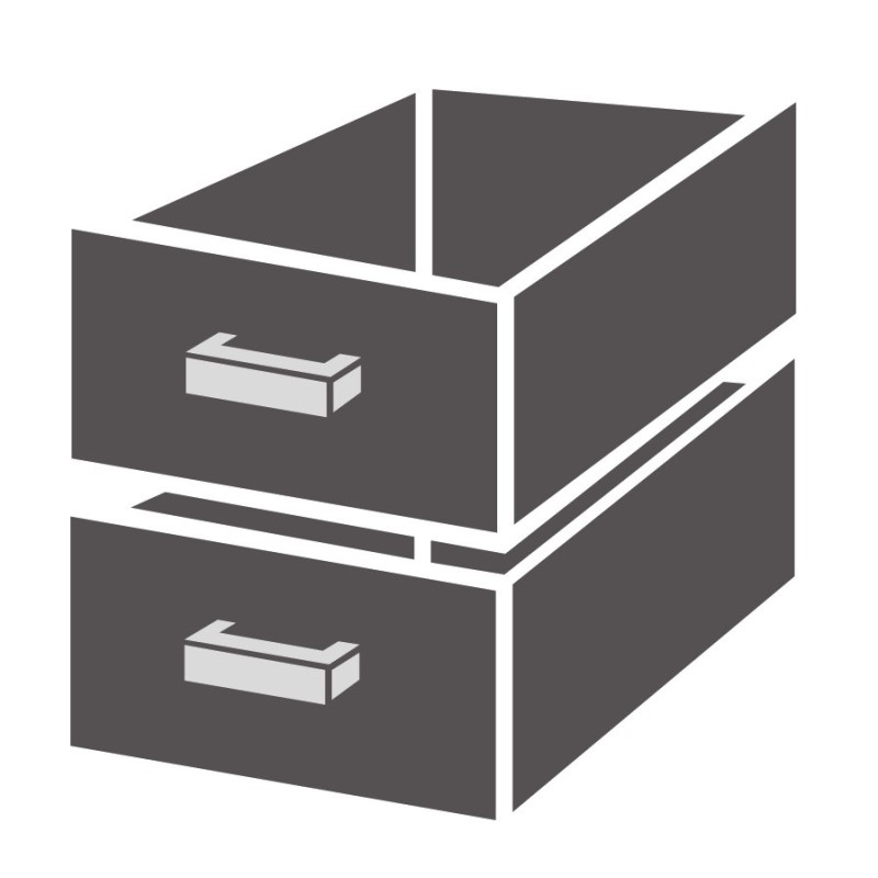 Bloc de tiroirs s serie - Combisteel