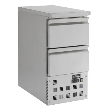 COMBISTEEL - Table réfrigérée inox 2 tiroirs