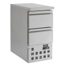 COMBISTEEL - Table réfrigérée inox 2 tiroirs