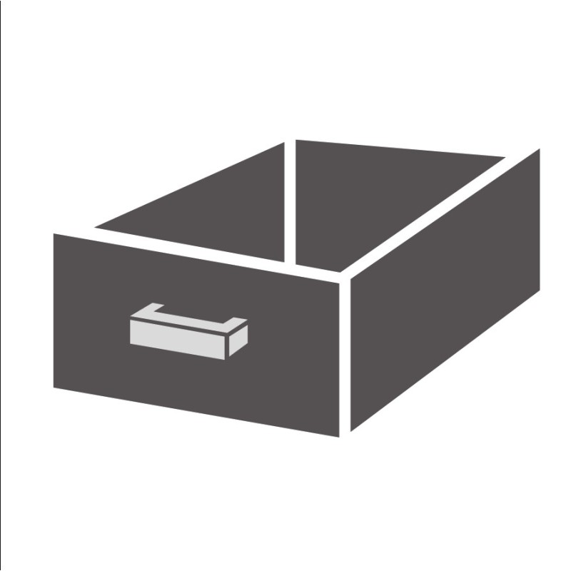 Bloc de 1-tiroir - Combisteel