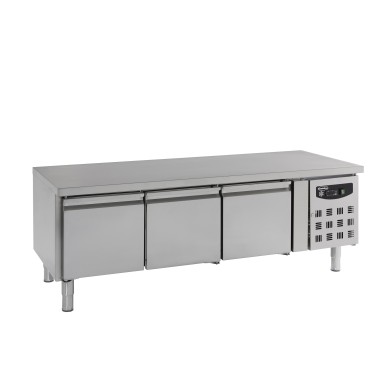 COMBISTEEL - Table réfrigérée haute 3 portes 650 mm