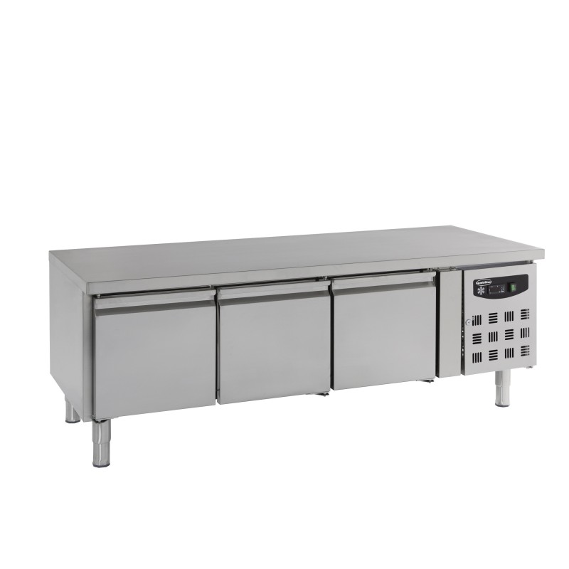 COMBISTEEL - Table réfrigérée haute 3 portes 650 mm