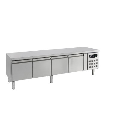 COMBISTEEL - Table réfrigérée 650 mm haute 4 portes