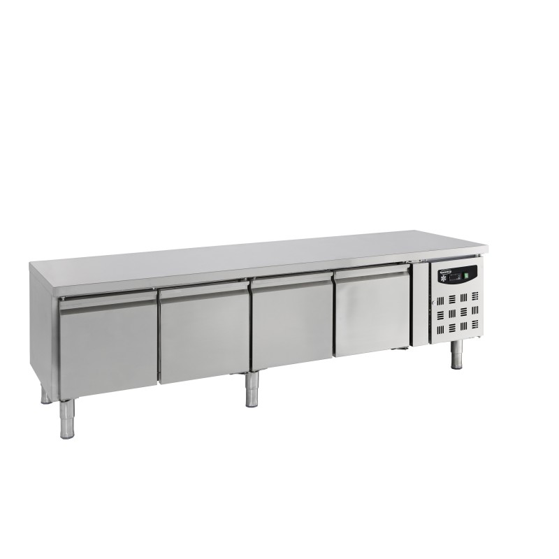 COMBISTEEL - Table réfrigérée 650 mm haute 4 portes