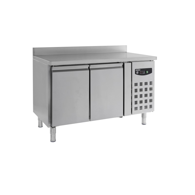 COMBISTEEL - Table réfrigérée bord relevé 2 portes