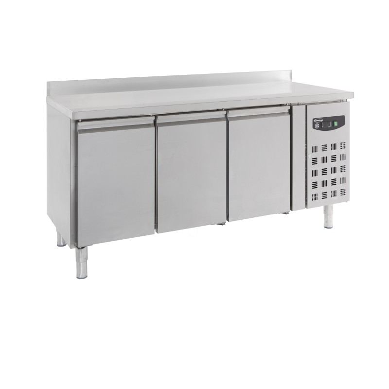 COMBISTEEL - Table réfrigérée bord relevé 3 portes