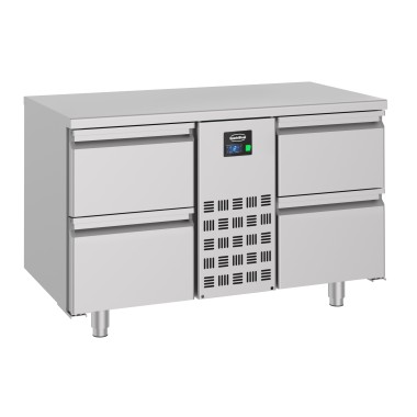 COMBISTEEL - 700 table réfrigérée 4 tiroirs monoblock