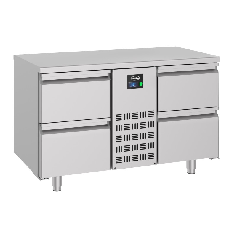 COMBISTEEL - 700 table réfrigérée 4 tiroirs monoblock