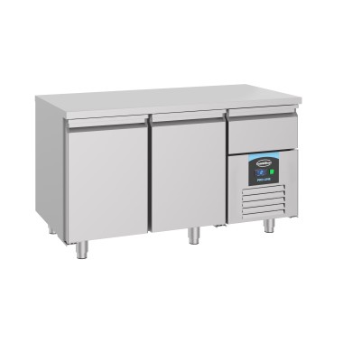 COMBISTEEL - Table réfrigérée 2 portes inox