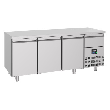 COMBISTEEL - Table réfrigérée 3 portes inox