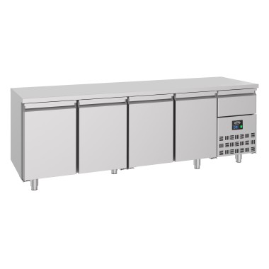 COMBISTEEL - Table réfrigérée 4 portes inox