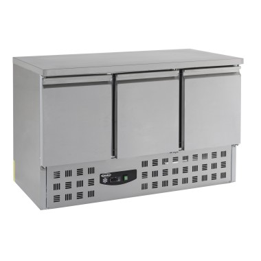 COMBISTEEL - Table réfrigérée 3 portes inox