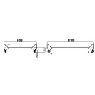 COMBISTEEL - Support pour saladette 3 portes
