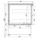 COMBISTEEL - Table réfrigérée 6 tiroirs inox