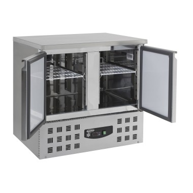 COMBISTEEL - Table congélateur inox 2 portes