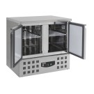 COMBISTEEL - Table congélateur inox 2 portes