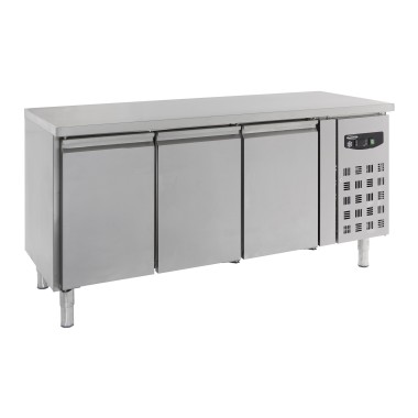 COMBISTEEL - Table congélateur 3 portes inox