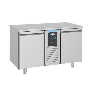 COMBISTEEL - Table congélateur inox 2 portes monoblock