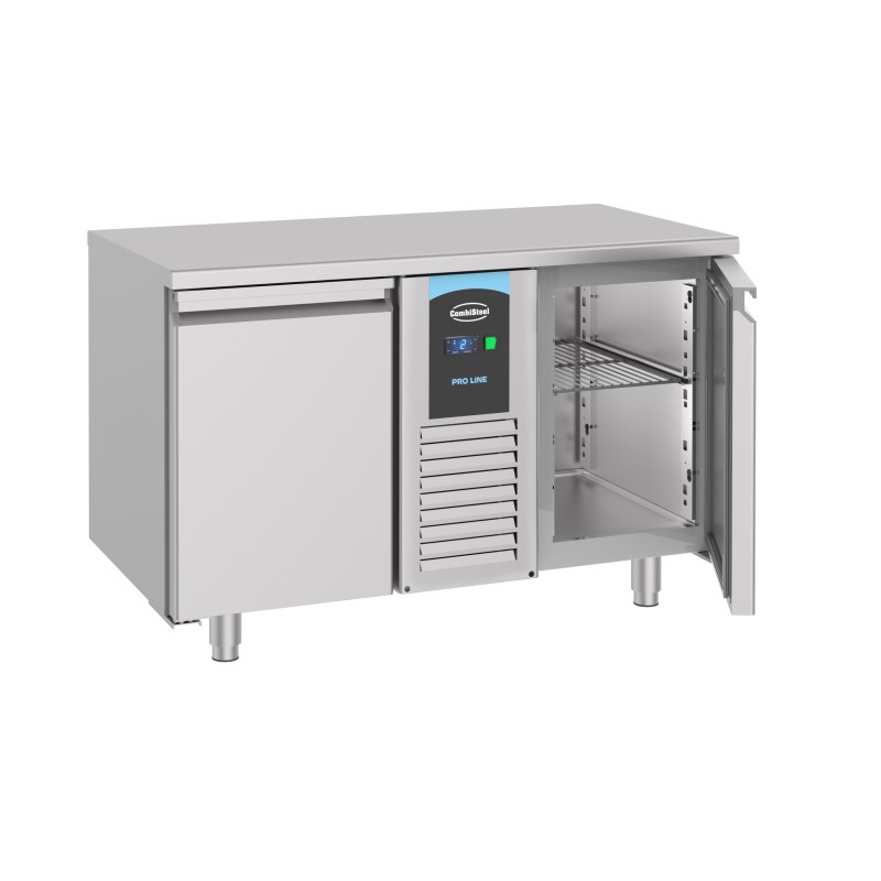 COMBISTEEL - Table congélateur inox 2 portes monoblock