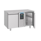 COMBISTEEL - Table congélateur inox 2 portes monoblock