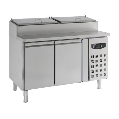 COMBISTEEL - Saladette 2 portes récipient 6 x 1/3 gn