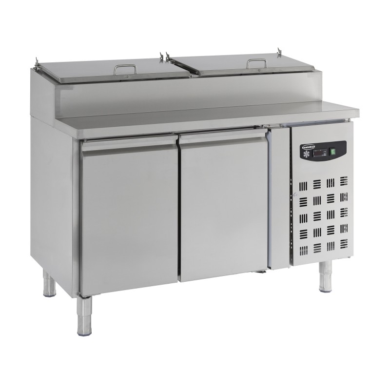 COMBISTEEL - Saladette 2 portes récipient 6 x 1/3 gn