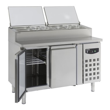 COMBISTEEL - Saladette 2 portes récipient 6 x 1/3 gn