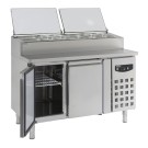 COMBISTEEL - Saladette 2 portes récipient 6 x 1/3 gn