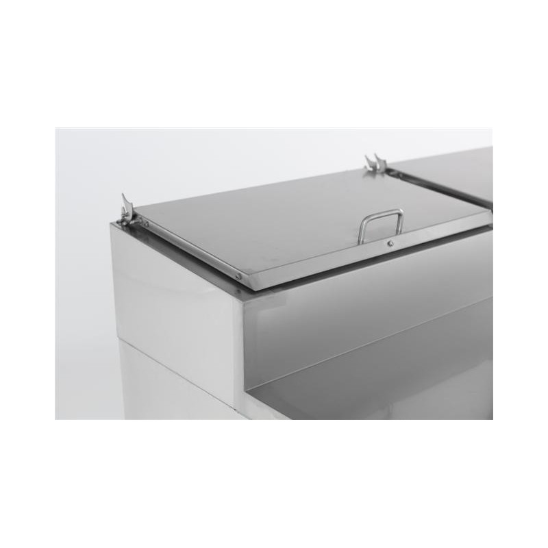 COMBISTEEL - Saladette 2 portes récipient 6 x 1/3 gn