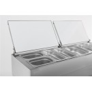 COMBISTEEL - Saladette 2 portes récipient 6 x 1/3 gn