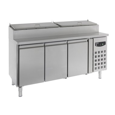 COMBISTEEL - Saladette 3 portes 8 x 1/3 gn récipient
